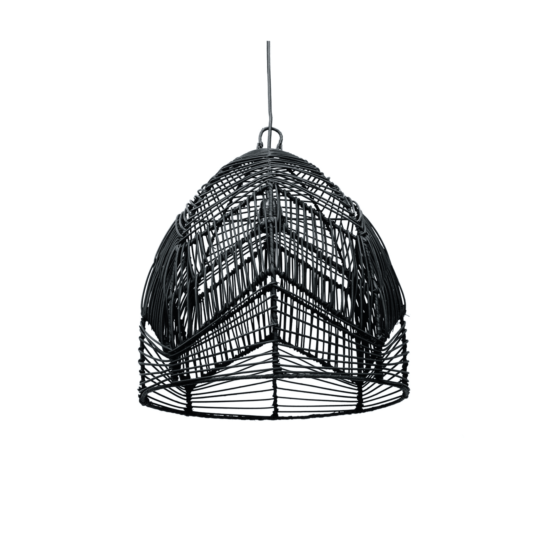 Black Boho Ceiling Lampshade image 1
