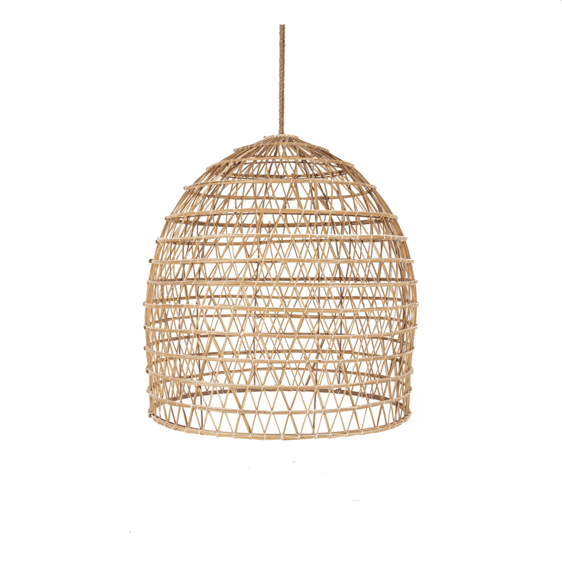 Handcrafted Date Palm Lampshade image 1